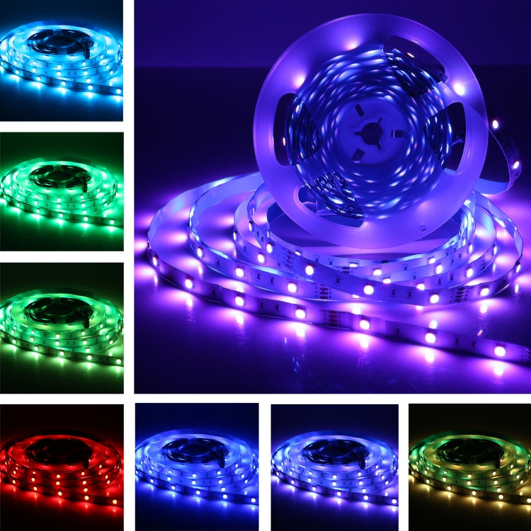 10m 300 LEDs SMD 5050 IP44 Waterproof RGB Light Strip with 24-keys Remote Control, EU Plug, 10m 300 LEDs IP44