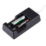 شاحن بطاريات USB عالمي 1.2 فولت / 3.7 فولت قابل لإعادة الشحن، عالمي