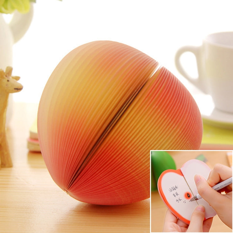 Fruit Notes Stickers, Apple, Watermelon, Peaches, Pear