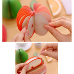 Fruit Notes Stickers, Apple, Watermelon, Peaches, Pear