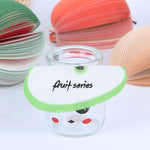 Fruit Notes Stickers, Apple, Watermelon, Peaches, Pear