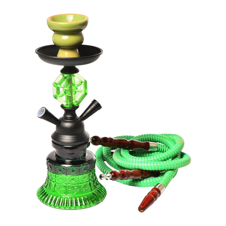 019-MZ729 Double Tube Glass Hookah