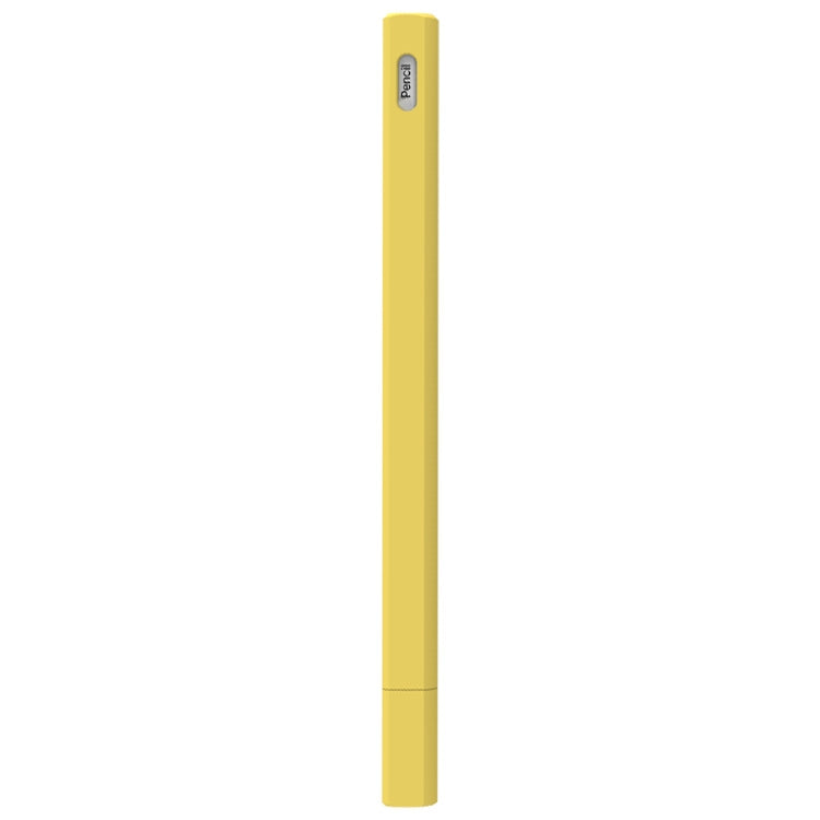 LOVE MEI غطاء حماية سيليكون لقلم Apple Pencil 2 على شكل مثلث، لقلم Apple Pencil 2