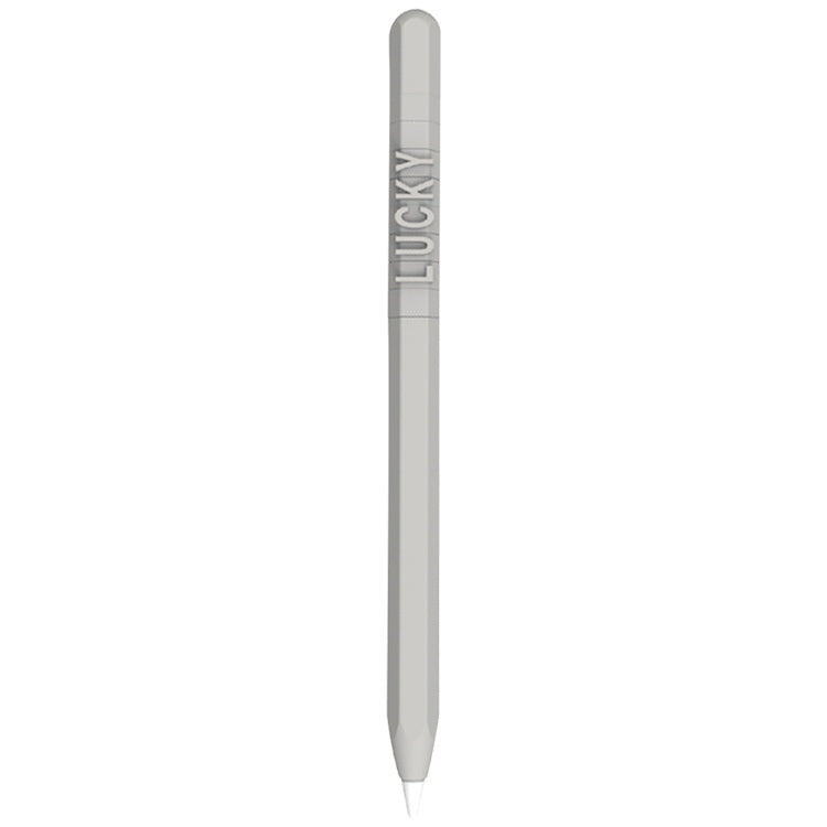 LOVE MEI غطاء حماية سيليكون لقلم Apple Pencil 1 بتصميم أرقام وحروف، لقلم Apple Pencil 1