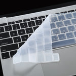 Dustproof Silicone Laptop Keyboard Protective Film for MacBook Pro 16 inch A2141 & Pro 13.3 inch A2251 / A2289 / A2338 (2020), For MacBook Pro 16 inch A2141 (Black), For MacBook Pro 16 inch A2141 (White)