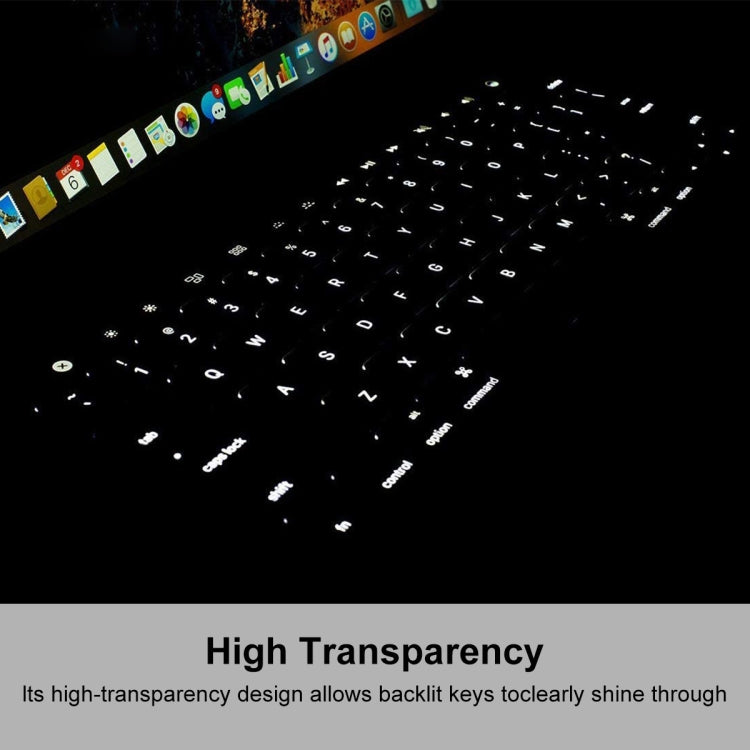 غطاء حماية لوحة مفاتيح TPU من ENKAY لجهاز MacBook Pro 13.3 بوصة بدون Touch Bar A1708 / MacBook 12 2015 A1534، إصدار أوروبا، لجهاز MacBook Pro 2016