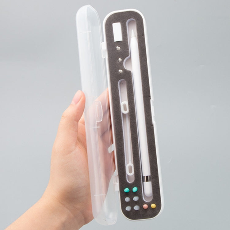 غطاء حماية متعدد الوظائف لقلم Apple Pencil 1 / 2 مقاس 10 مم، صندوق تخزين قلم اللمس