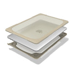 غطاء حماية لابتوب قابل للطي من TPU + PC مع حامل لماك بوك برو 13.3 بوصة (A1708) ونسخة مع شريط اللمس (A1706)، لماك بوك برو 13.3 بوصة مع شريط اللمس