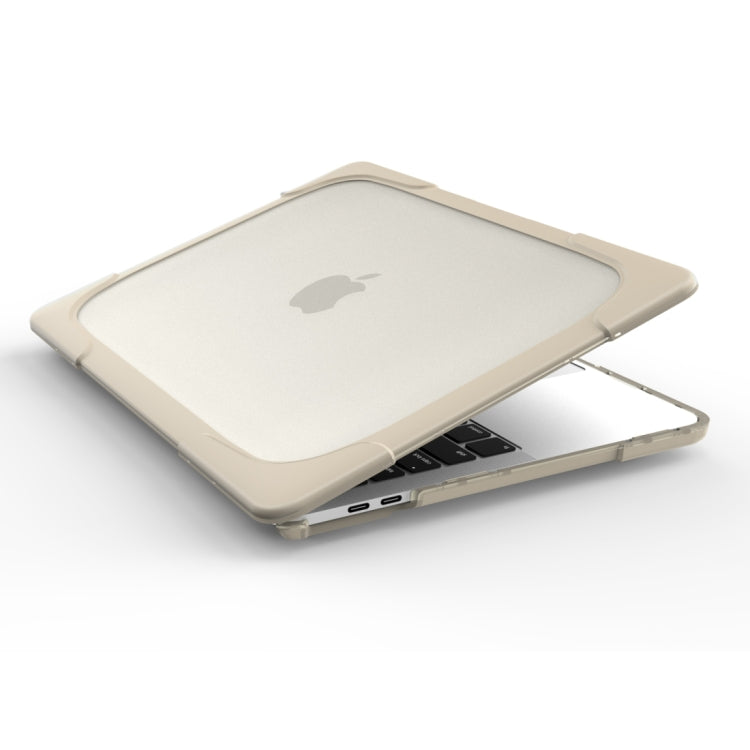 غطاء حماية لابتوب قابل للطي من TPU + PC مع حامل لماك بوك برو 13.3 بوصة (A1708) ونسخة مع شريط اللمس (A1706)، لماك بوك برو 13.3 بوصة مع شريط اللمس