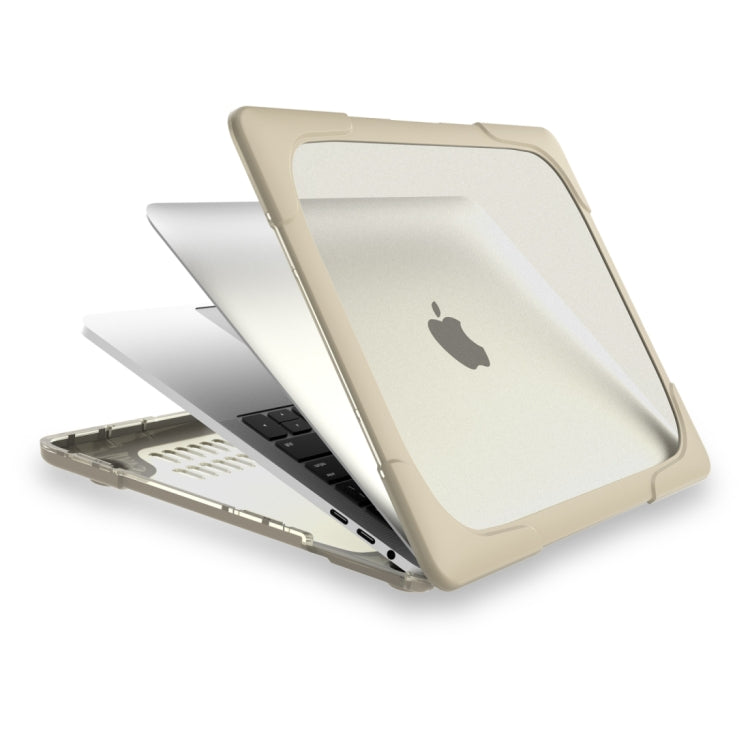 غطاء حماية لابتوب قابل للطي من TPU + PC مع حامل لماك بوك برو 13.3 بوصة (A1708) ونسخة مع شريط اللمس (A1706)، لماك بوك برو 13.3 بوصة مع شريط اللمس