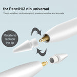 رأس قلم ستايلس أصلي لـ Apple Pencil 1 / 2، رأس قلم ستايلس (قطعة واحدة)