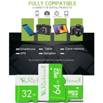 Richwell 16GB High Speed Class 10 Micro SD(TF) Memory Card, 16GB