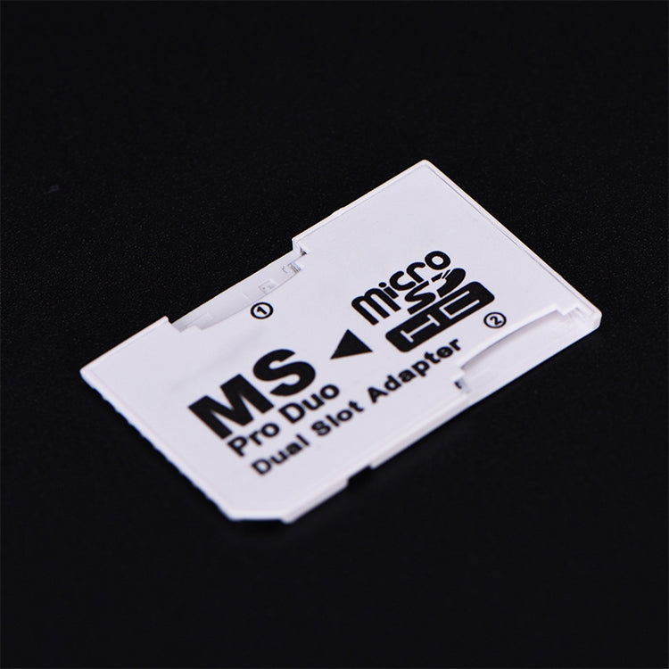 CR-5400 Dual Slot Micro SDHC(TF) to MS PRO Duo Adapter, Total Supported Capacity: 64GB, CR-5400