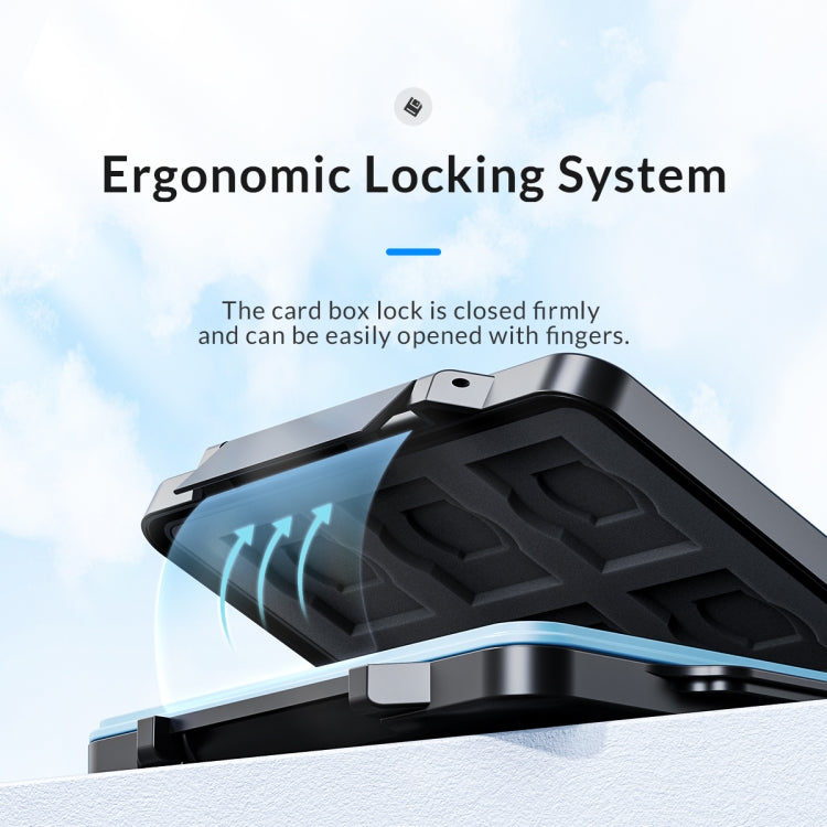 ORICO PHCD-6-BK-BP Card Reader Memory Card Digital Storage Box, PHCD-6-BK-BP