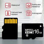 16GB High Speed Class10 Black TF(Micro SD) Memory Card, 16GB