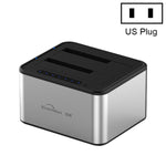 قاعدة نسخ خارجية للقرص الصلب Blueendless SATA USB 3.0 بمقاس 2.5 / 3.5 بوصة مع مكانين