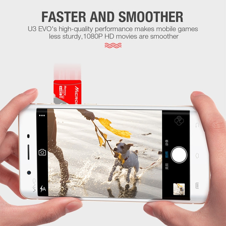 MICRODATA 128GB Class10 Red and Grey TF(Micro SD) Memory Card, 128GB