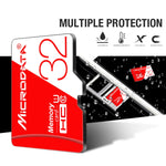 MICRODATA 16GB High Speed U1 Red and White TF(Micro SD) Memory Card, 16GB