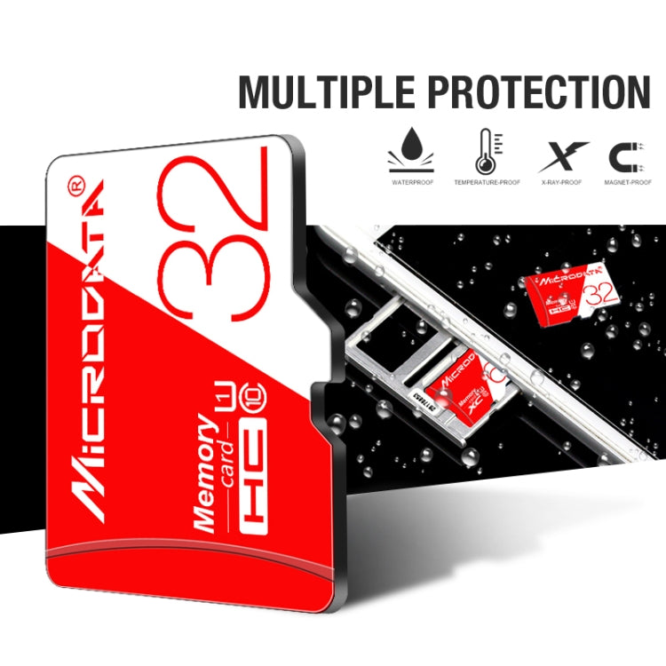 MICRODATA 16GB High Speed U1 Red and White TF(Micro SD) Memory Card, 16GB