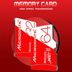 MICRODATA 16GB High Speed U1 Red and White TF(Micro SD) Memory Card, 16GB