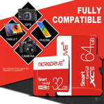 Microdrive 32GB High Speed Class 10 Micro SD(TF) Memory Card, 32GB