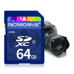 Microdrive 64GB High Speed Class 10 SD Memory Card for All Digital Devices with SD Card Slot, 64GB
