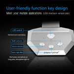 متوافق مع الكمبيوتر الشخصي / ماك للبث المباشر، العروض، الكاريوكي، إلخ، منفذ USB K3