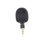 MK-5 4 Level Pin 3.5mm Gold Plated Plug Live Mobile Phone Tablet Laptop Mini Bend Microphone, 4 Level Pin