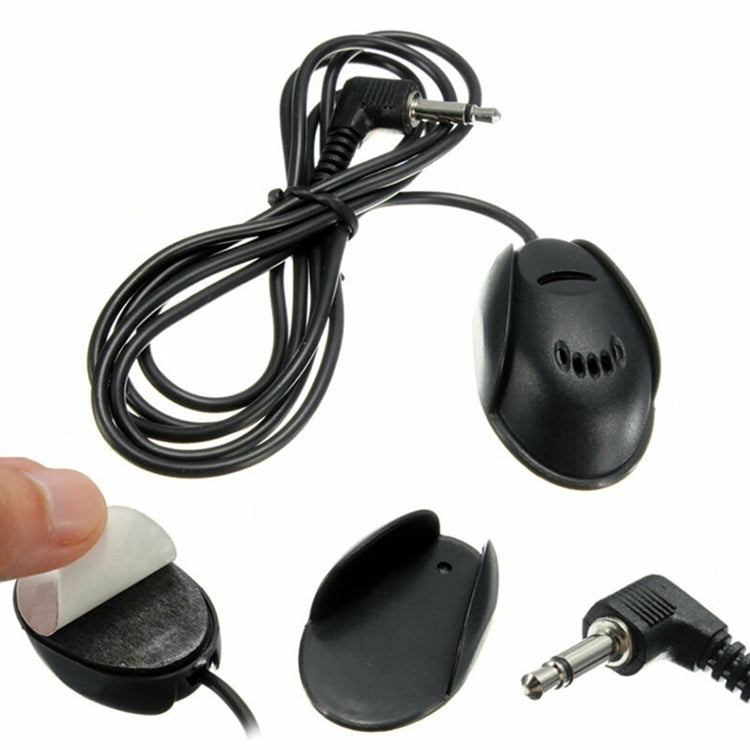ZJ010MR ميكروفون بلوتوث خارجي بمقبس زاوية 3.5 مم أحادي، مكبر صوت ملاحة GPS للسيارة، الطول: 3 م، 3.5 مم