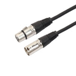 كابل ميكروفون بطول 3 أمتار، XLR ذكر 3 دبابيس إلى XLR أنثى