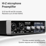 ميكروفون USB خارجي مع بطاقة صوت حرة TEYUN Q-22، Q-22