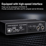ميكروفون USB خارجي مع بطاقة صوت حرة TEYUN Q-22، Q-22