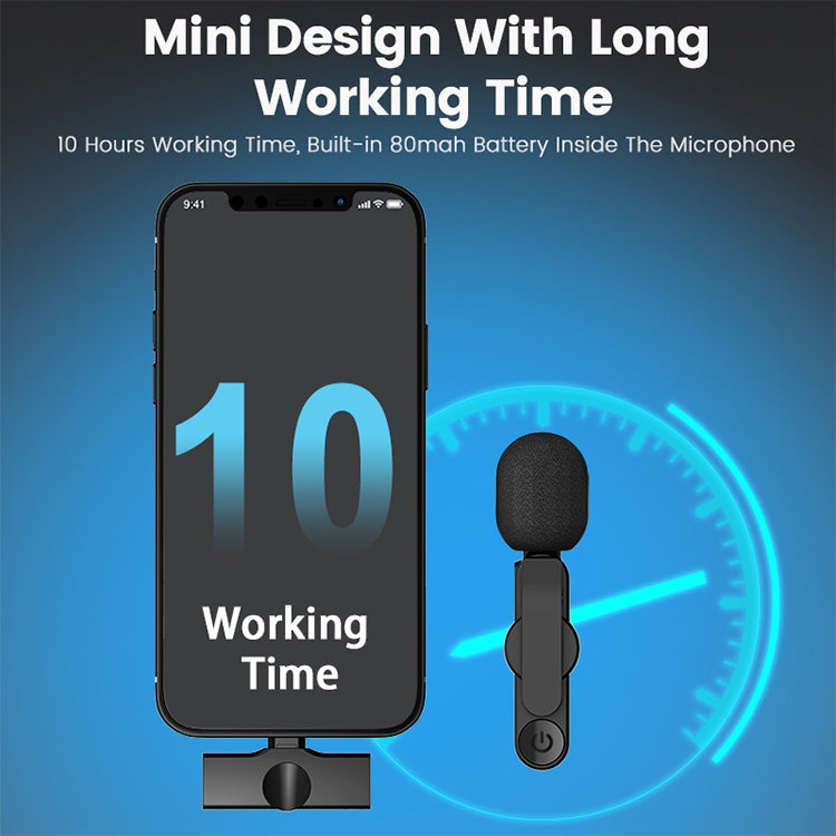 ميكروفون لاسلكي صغير لافالير USB-C / Type-C EP033T، EP033T Type-C