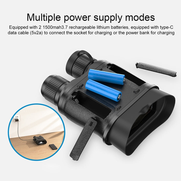 APEXEL Outdoor Hunting Night Vision Binoculars with Video HD Infrared Night Vision Device, APL-NV008