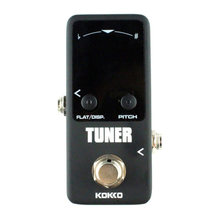 KOKKO FTN2 Gitarren-Mini-Monoblock-Effektpedal mit Stimmgerät, hochempfindlichem Dual-Mode-Display, FTN2