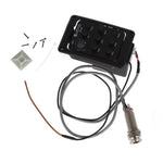 JOYO JE-307 Guitar Pickup 5-Band Equalizer Folk Guitar EQ Acoustic guitarra Pickup Preamp Electric Digital Tuner, JE-307