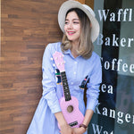 HM100 21-Zoll-Ukulele aus Lindenholz – Musikinstrument für Kinder