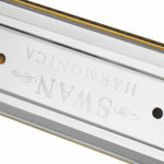 Swan SW24-12A 24-holes Double-sided Harmonica Beginner Polyphony Box Adult Children Beginners Performance, SW24-12A 24-holes Polyphonic Harmonica