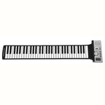61 Keys Portable Flexible Roll Up Electronic Soft Keyboard Piano with Speakers, 61 Keys