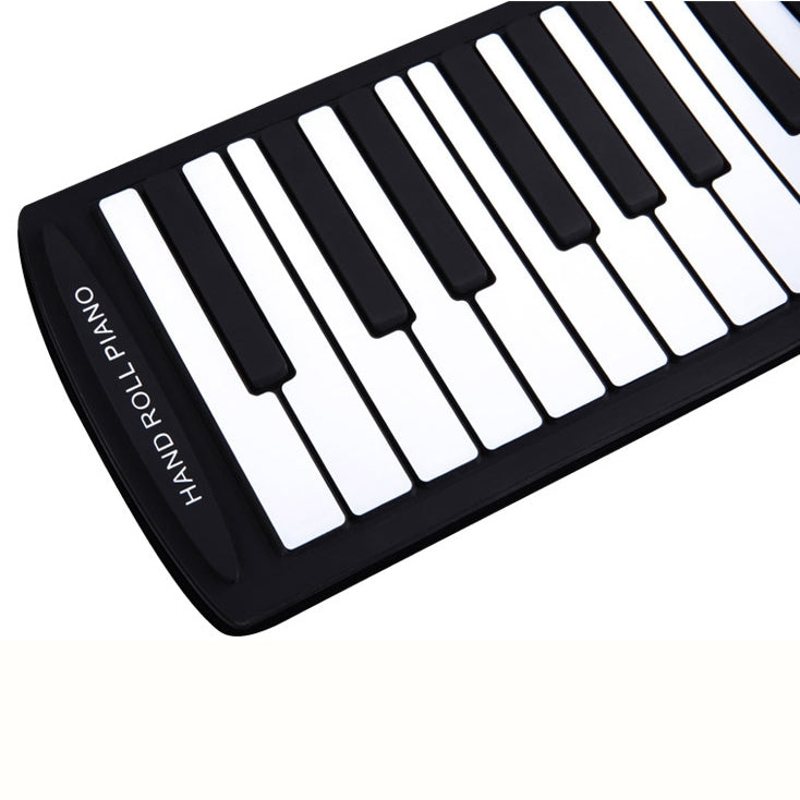 61 Keys Portable Flexible Roll Up Electronic Soft Keyboard Piano with Speakers, 61 Keys
