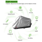 210D Oxford Cloth Motorcycle Electric Car Rainproof Dust-proof Cover, Size: XXL, Size: XXL