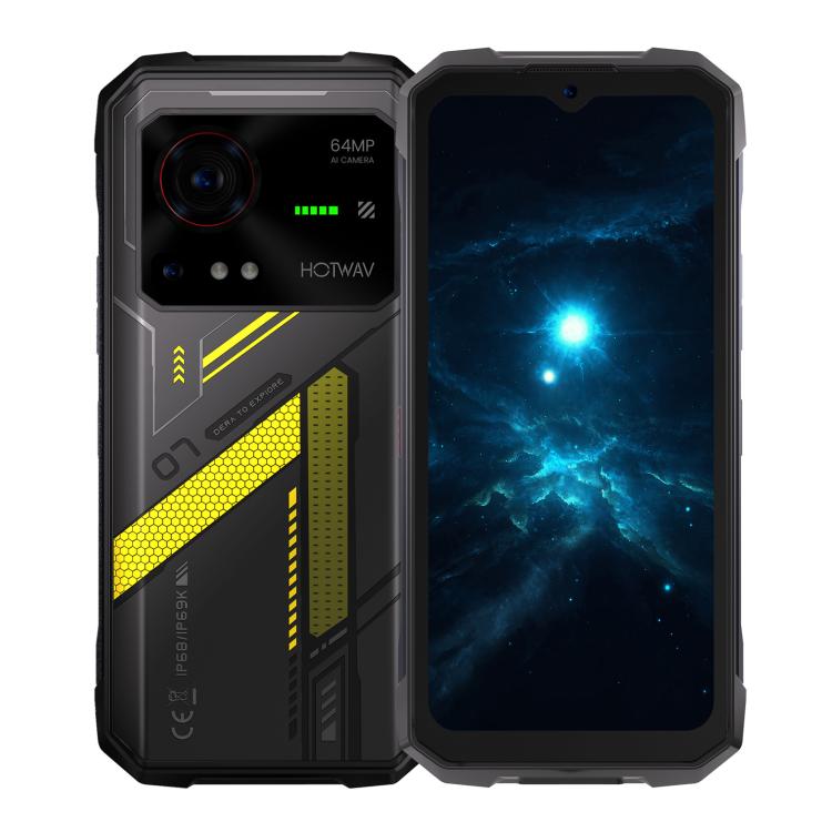HOTWAV Hyper 7 Rugged Phone, 8 GB + 256 GB, 10800 mAh, 6,6 Zoll, Android 14, MediaTek Dimensity 7050 5G, Netzwerk: 5G, OTG, NFC