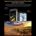 HOTWAV Hyper 7 Rugged Phone, 8 GB + 256 GB, 10800 mAh, 6,6 Zoll, Android 14, MediaTek Dimensity 7050 5G, Netzwerk: 5G, OTG, NFC