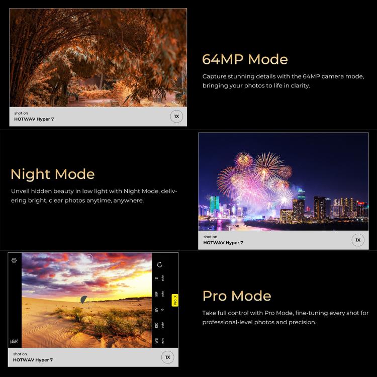 HOTWAV Hyper 7 Rugged Phone, 8 GB + 256 GB, 10800 mAh, 6,6 Zoll, Android 14, MediaTek Dimensity 7050 5G, Netzwerk: 5G, OTG, NFC