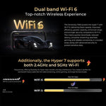 HOTWAV Hyper 7 Rugged Phone, 8 GB + 256 GB, 10800 mAh, 6,6 Zoll, Android 14, MediaTek Dimensity 7050 5G, Netzwerk: 5G, OTG, NFC