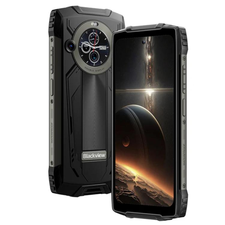 Blackview BV8200 Rugged Phone, 12 GB + 256 GB, 6,5 Zoll + 1,3 Zoll Display, Android 14, MediaTek Helio G100 MT8781, Netzwerk: 4G, NFC