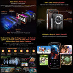 Blackview BV8200 Rugged Phone, 12 GB + 256 GB, 6,5 Zoll + 1,3 Zoll Display, Android 14, MediaTek Helio G100 MT8781, Netzwerk: 4G, NFC