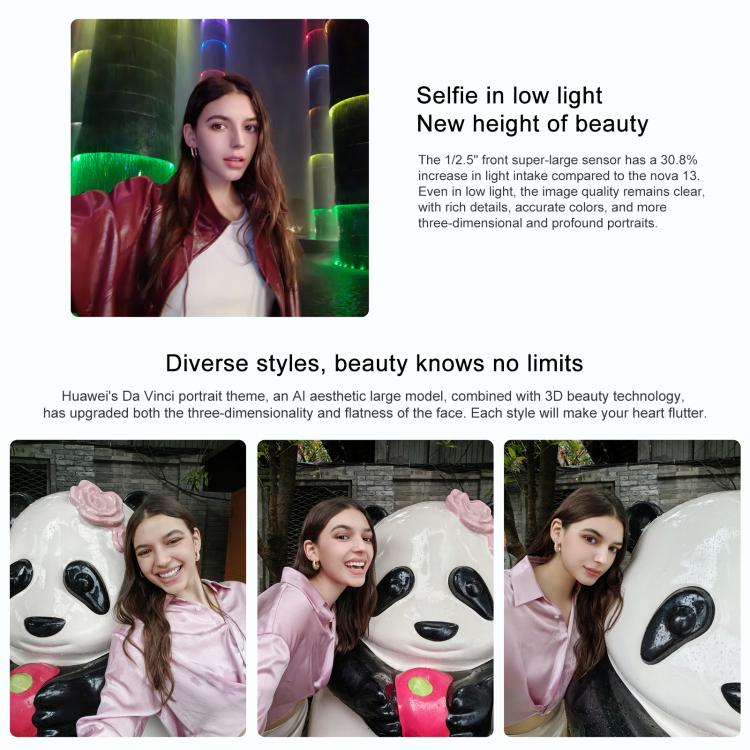 Huawei nova 14 Vitality, 12GB+512GB, Side Fingerprint Identification, 6.7 inch HarmonyOS 5.1, NFC, OTG, Not Support Google Play, nova 14 Vitality, 12GB+512GB