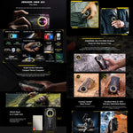 Ulefone Armor Mini 20, Night Vision, 8GB+256GB, IP68/IP69K Rugged Phone, 4.7 inch Android 14 MediaTek Dimensity 6300 Octa Core, Network: 4G, NFC, OTG, Armor Mini 20