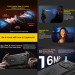 Blackview BV6200 Plus, 8 GB + 256 GB, IP68/IP69K/MIL-STD-810H, 6,56 Zoll, Android 14, Unisoc UMS9230 T606 Octa-Core-Prozessor, Netzwerk: 4G, OTG, NFC